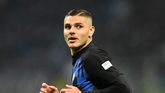 Striker Inter Milan Mauro Icardi mengancam tidak akan mau pindah. (Foto: REUTERS/Daniele Mascolo)