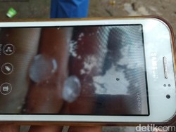 Hujan Es Melanda Magelang