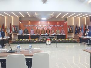 KPU Gelar Rapat Penetapan TPS Tambahan, TKN Jokowi-BPN Prabowo Hadir