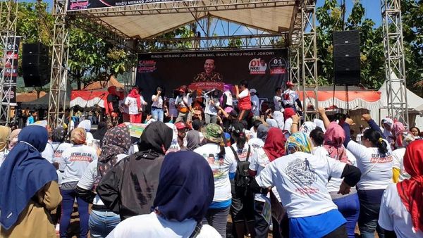 Begini Cara Kampanye Menceriakan Lewat Gerak Jalan