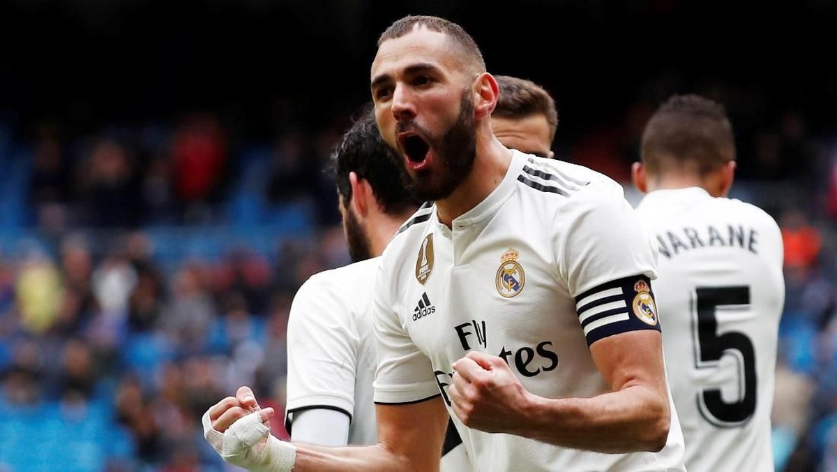 Karim Benzema jadi top skorer Real Madrid di Liga Spanyol musim ini (Foto: Javier Barbancho/Reuters)