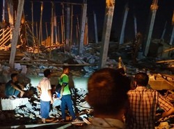 Bangunan Kafe di Ring Road Medan Roboh, 1 Orang Terluka