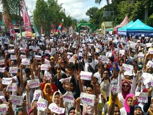 Penuh Warna! Begini Meriahnya Tambora Color Run