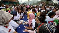 Bazar Murah Diserbu Warga Bandung