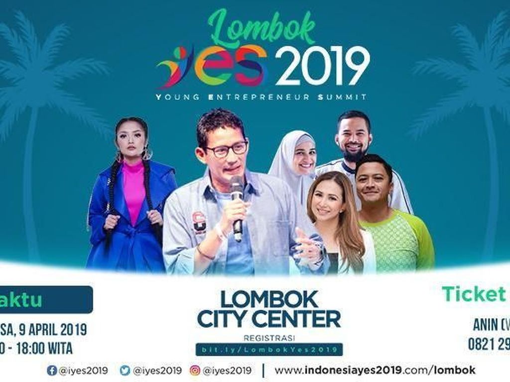 Saksikan Live Streaming Lombok YES 2019 di detikcom! Saksikan Live Streaming Lombok YES 2019 di detikcom!