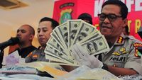 Sindikat Pengedar Dolar AS dan Euro Palsu Dibekuk