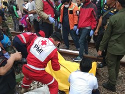 Pria Tewas Tertabrak Kereta Pangandaran di Bandung