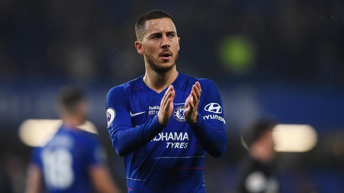 Gelandang serang Chelsea Eden Hazard kabarnya akan digaji fantastis Real Madrid. (Foto: Mike Hewitt/Getty Images)