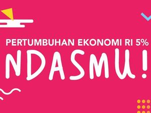 Saling Sahut Ekonomi RI Tumbuh 5%, Ndasmu! Saling Sahut Ekonomi RI Tumbuh 5%, Ndasmu!
