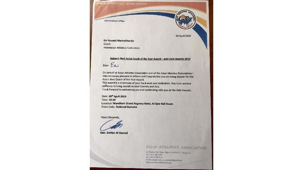 Pelatih Lalu Zohri Jadi yang Terbaik di Asia