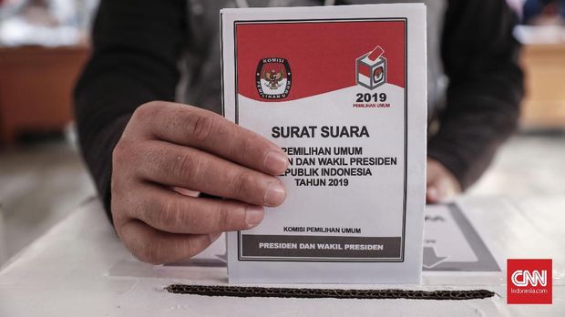 Ilustrasi surat suara.