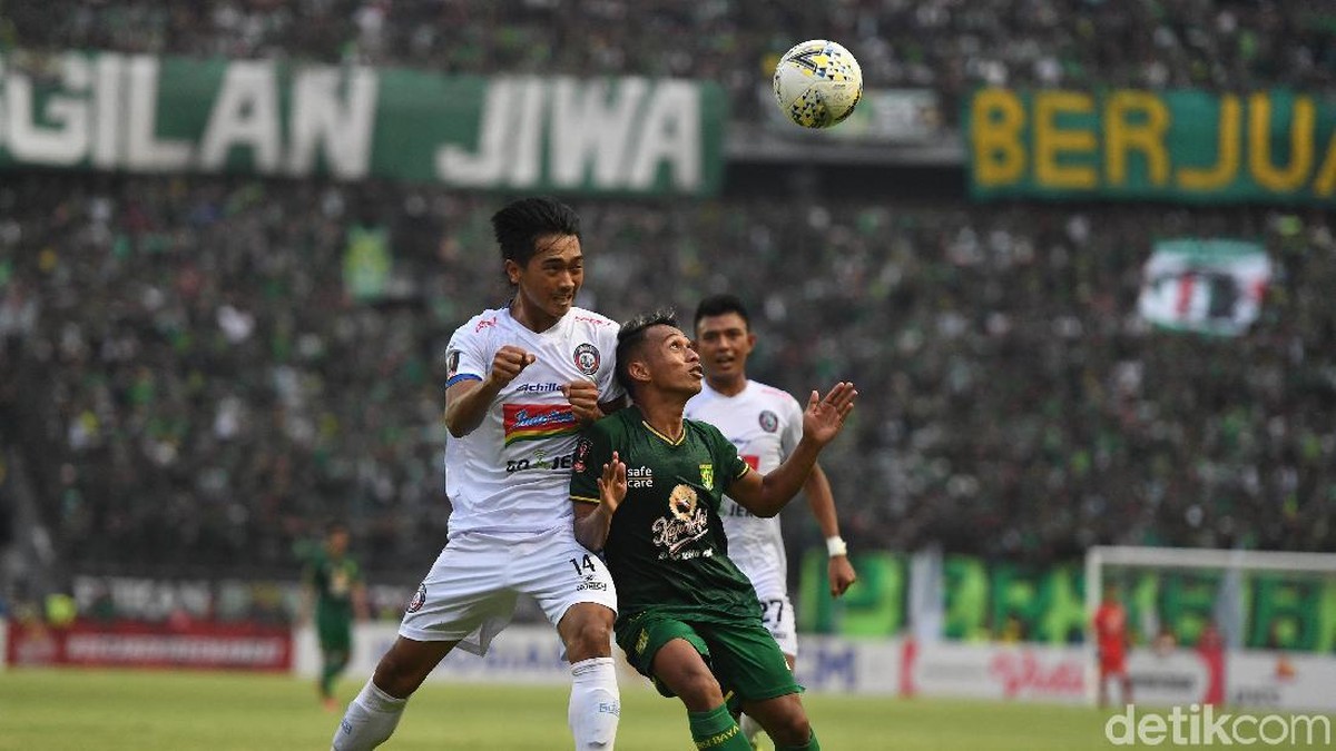 Arema FC akan menjamu Persebaya Surabaya di final leg kedua Piala Presiden 2019. (Foto: Antara Foto)