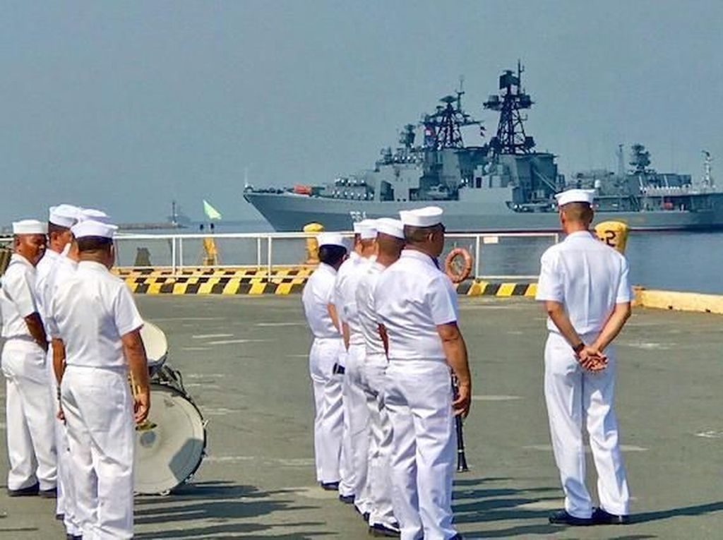 Laut China Selatan Tegang, 3 Kapal Militer Rusia Tiba di Filipina Laut China Selatan Tegang, 3 Kapal Militer Rusia Tiba di Filipina