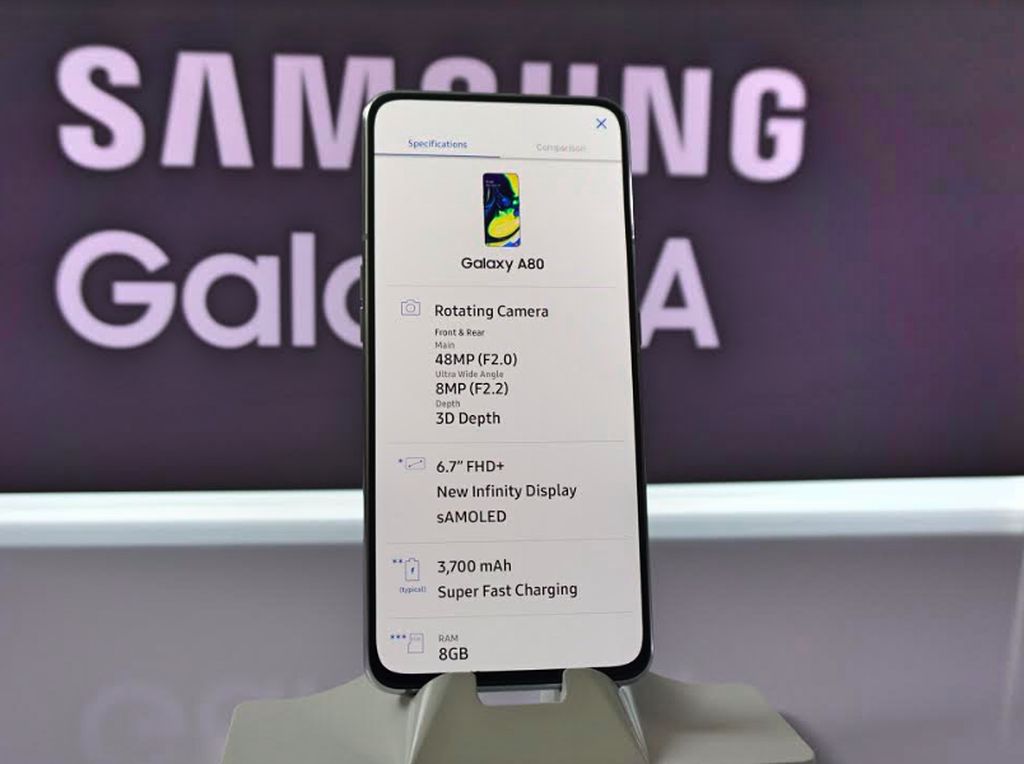 Samsung Galaxy A80 Pamer Performa Lewat Skor Benchmark Samsung Galaxy A80 Pamer Performa Lewat Skor Benchmark