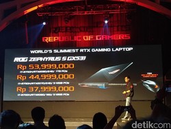 Laptop Gaming RTX Tertipis Asus Harganya Tembus Rp 50 Jutaan