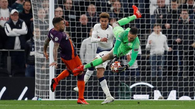 Man City bakal hadapi Tottenham di leg kedua di Stadion Etihad.