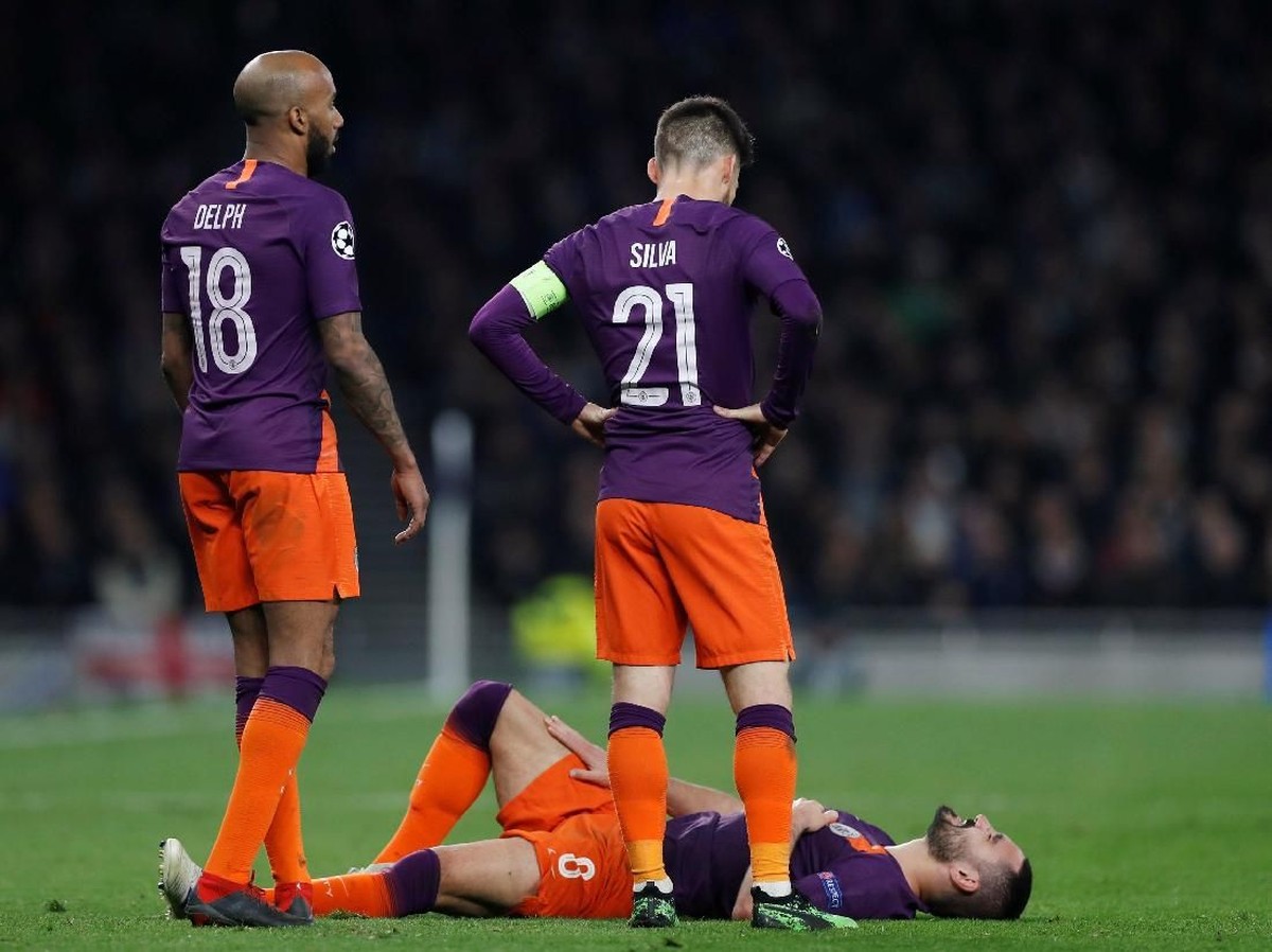Manchester City harus balas kekalahan dari Tottenham Hotspur di Etihad Stadium pekan depan (Paul Childs/Action Images via Reuters)