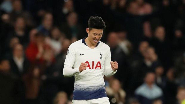 Son Heung-min mencetak gol kemenangan Tottenham Hotspur atas Manchester City.
