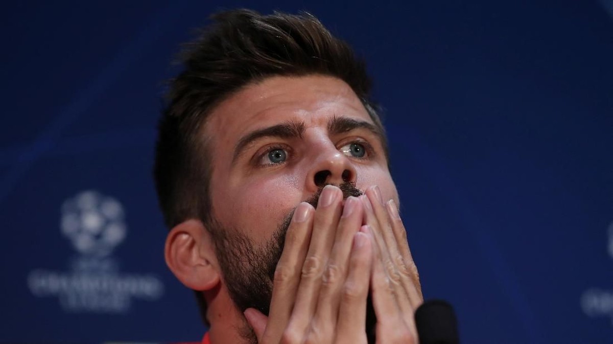 Gerard Pique akan kembali ke Old Trafford sebagai lawan Manchester United. (Foto: Lee Smith/Reuters)