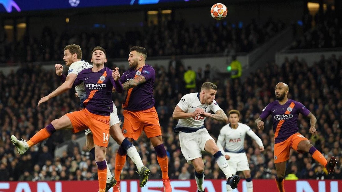 Manchester City tumbang 0-1 di markas Tottenham Hotspur. (Foto: Mike Hewitt/Getty Images)
