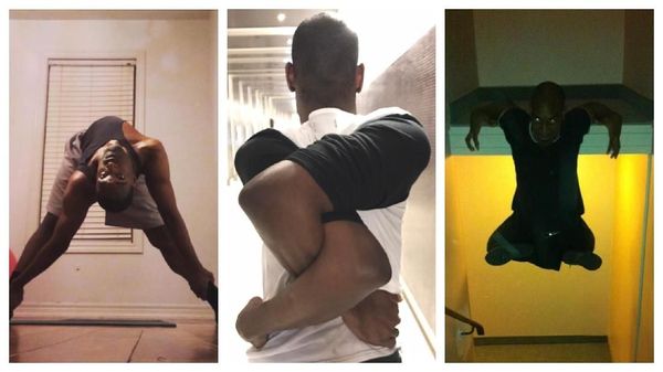 Elastisnya Tubuh Meliuk-liuk Twisty Troy, Bikin Ngilu!