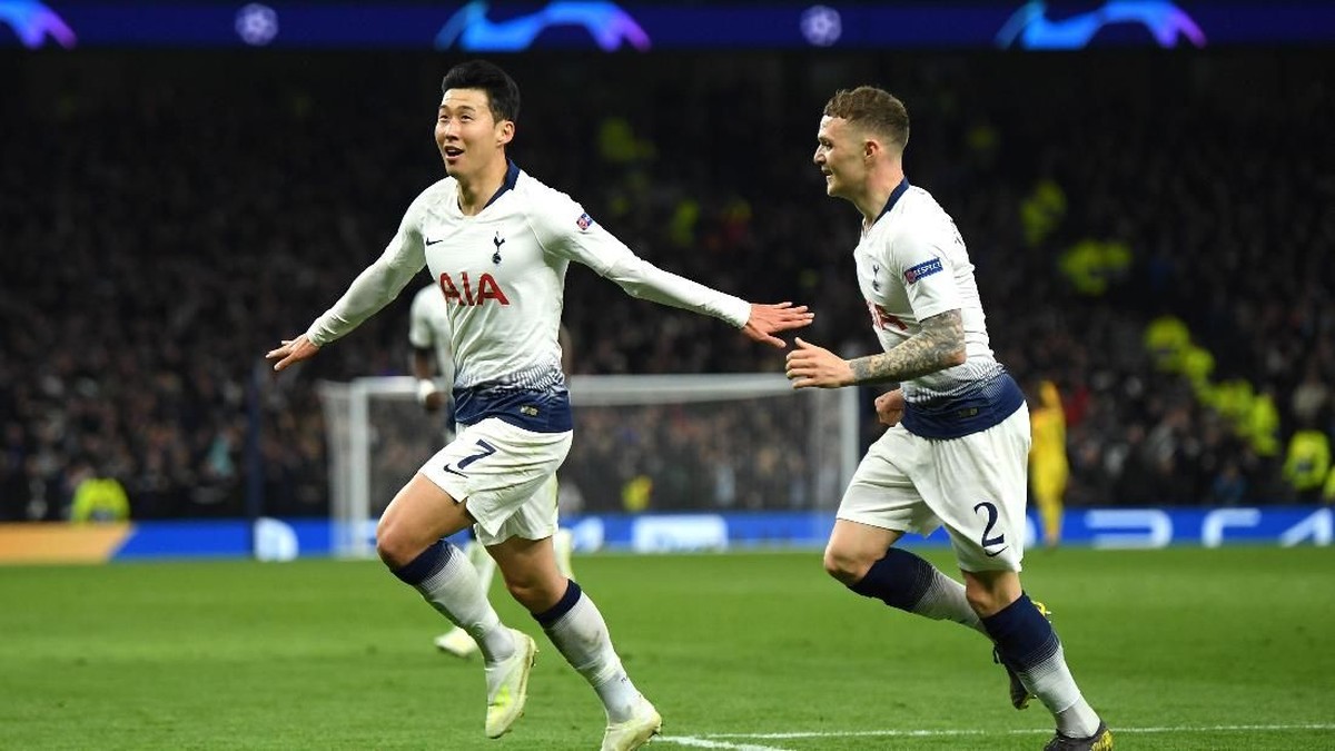 Tottenham Hotspur menang 1-0 atas Manchester City berkat gol Son Heung-min. (Foto: Mike Hewitt/Getty Images)
