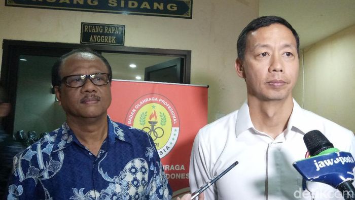 Richard Sam Bera, ketua BOPI (kanan) (Amalia Dwi Septi/detikSport) Richard Sam Bera, ketua BOPI (kanan) (Amalia Dwi Septi/detikSport)