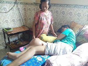 Pemuda Penderita Kanker Tulang di Sidoarjo Berharap Uluran Tangan