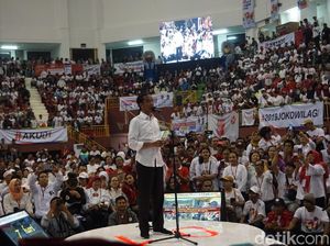 Kampanye di Ciracas, Jokowi: Jakarta Minimal 55 Persen