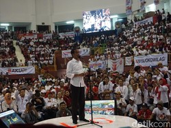 Kampanye di Ciracas, Jokowi: Jakarta Minimal 55 Persen