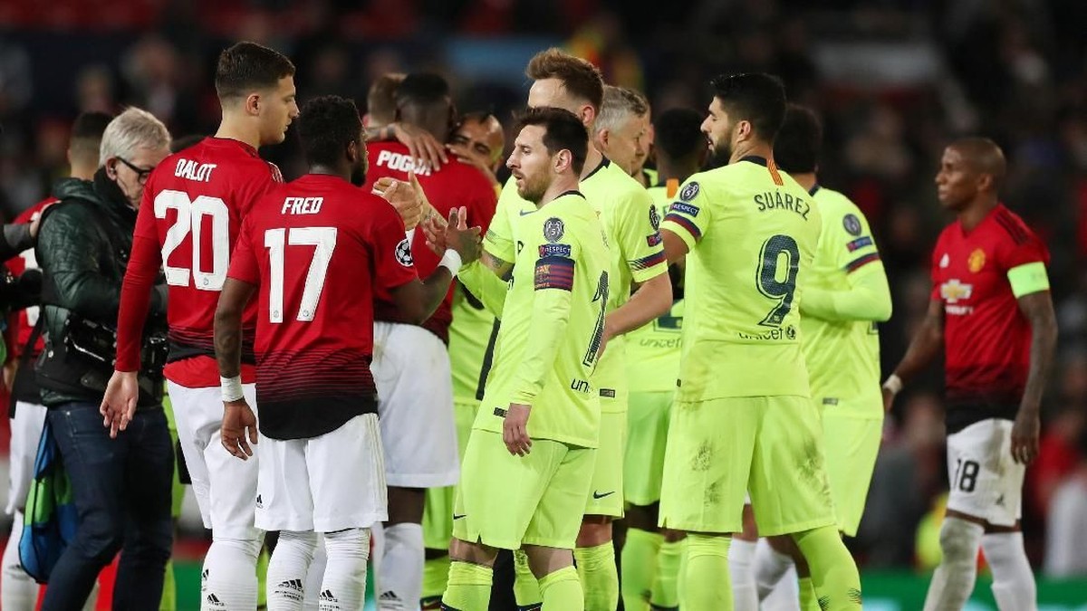 Barcelona punya catatan oke atas Manchester United. (Foto: Lee Smith/REUTERS)