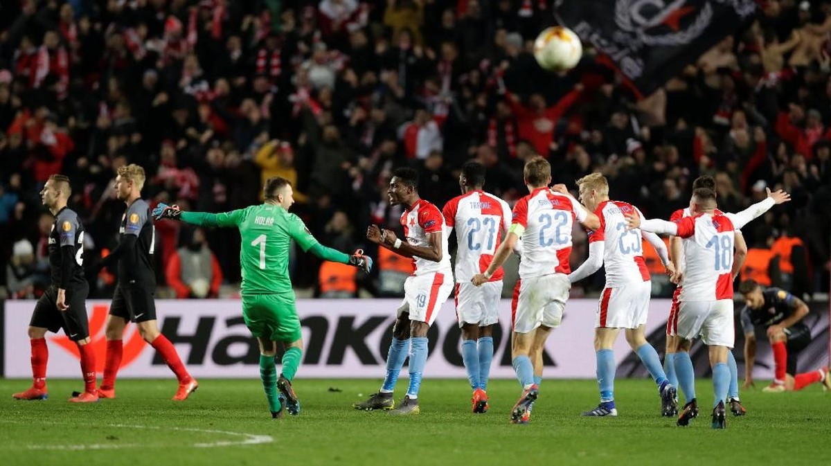 Slavia Praha akan menantang Chelsea di Liga Europa. (Foto: David W Cerny/Reuters)