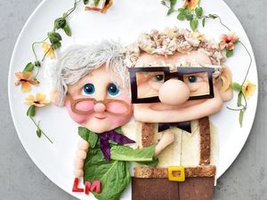 Supaya Makan Sehat, Ibu Ini Buat Makanan Anak dengan Karakter Kartun