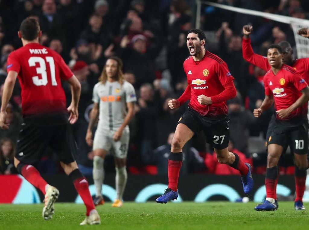 Di Liga Champions, MU Cuma Punya 1 Gol Kandang Musim Ini...Fellaini yang Buat Di Liga Champions, MU Cuma Punya 1 Gol Kandang Musim Ini...Fellaini yang Buat