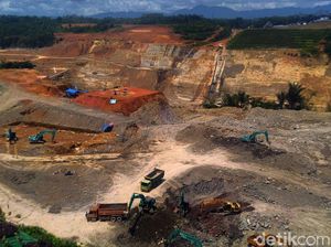 Progres 49%, Ini Proyek Bendungan Leuwikeris di Ciamis