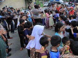 Keseruan Trauma Healing Anak Korban Banjir Kabupaten Bandung