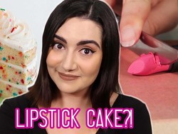 YouTuber Ini Bikin Kue dari 14 Lipstick dan Memakannya