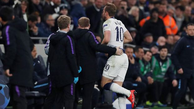 Absennya Harry Kane bisa mengurangi agresivitas serangan Tottenham.