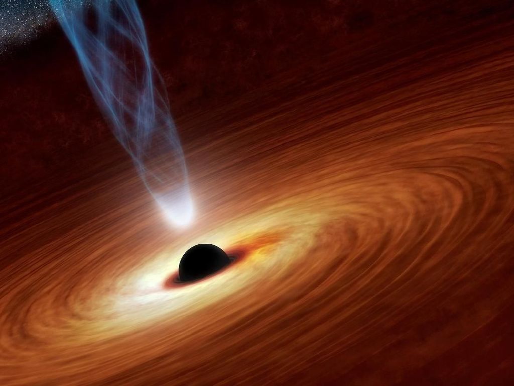 Penampakan Ngeri Blackhole Sedot Habis Bintang-bintang