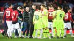 Wajah Messi Berdarah-darah di Laga MU vs Barcelona