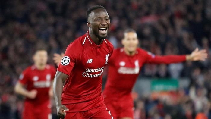 Naby Keita cedera saat latihan dan terancam absen saat Liverpool bertemu Chelsea di Piala Super Eropa (Carl Recine/Reuters) Naby Keita cedera saat latihan dan terancam absen saat Liverpool bertemu Chelsea di Piala Super Eropa (Carl Recine/Reuters)