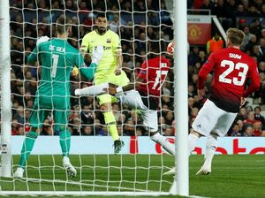 Barcelona Unggul 1-0 atas MU di Babak Pertama