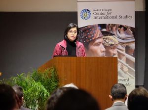 Kuliah Umum di AS, Sri Mulyani Ungkap Jurus Genjot SDM di RI