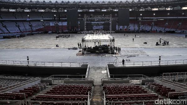 Begini Persiapan Konser Putih Bersatu di GBK