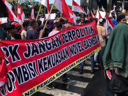 Gedung KPK Disambangi Pendemo yang Bawa Tuduhan Politis