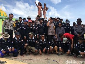 Imbau Jaga Kamtibmas, Polisi di Polewali Beri Hadiah ke Tukang Becak