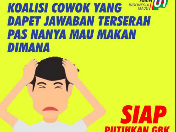 Kumpulan Meme Lucu Ramaikan Kampanye Jokowi & Ma ruf Amin