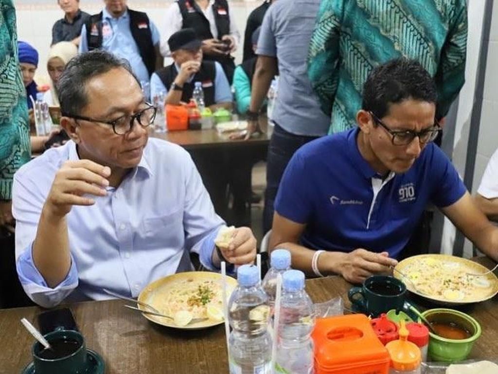 Hobi Kulineran, Zulkifli Hasan Pilih Makan Bareng Istri hingga Sandiaga Uno