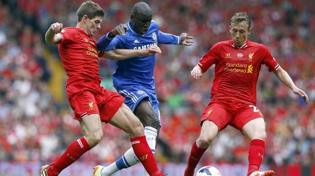 insiden Steven Gerrard terpeleset saat melawan Chelsea pada 2014 hingga kini masih menghantui suporter Liverpool.