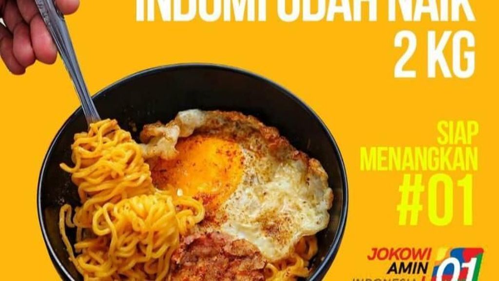 Netizen Kreatif Buat Poster 10 Komunitas Kuliner Unik yang Dukung Jokowi- Amin